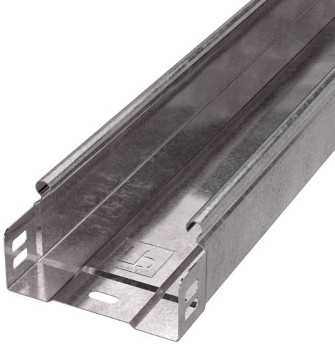 Лоток неперфорированный Промрукав Стандарт 100х50х3000 сталь 0,7мм фото Лоток неперфорированный Промрукав Стандарт 100х50х3000 сталь 0,7мм картинка